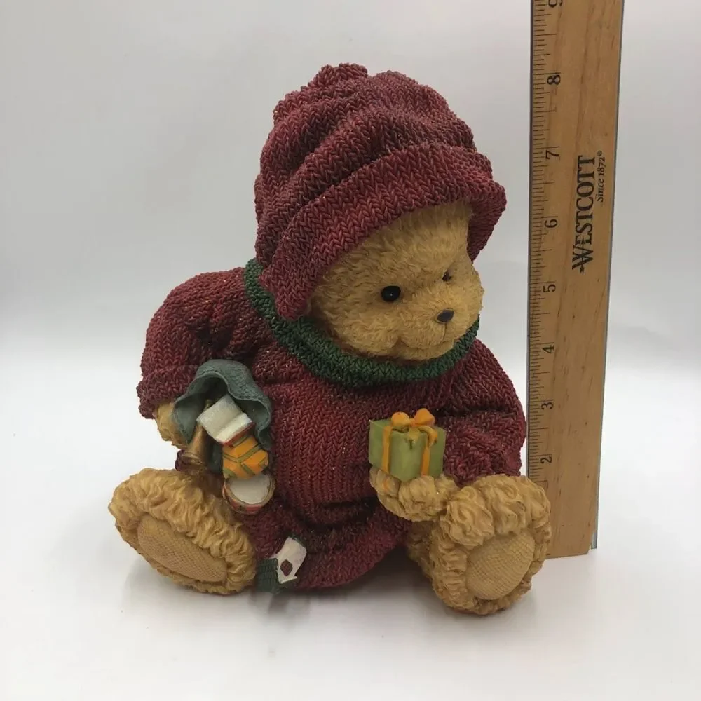 Vintage 2002 Don Mechanic Enterprises Rare Christmas Bear Figurine Tabletop